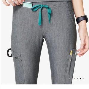 Figs Yola Skinny Scrub Pants Graphite XL